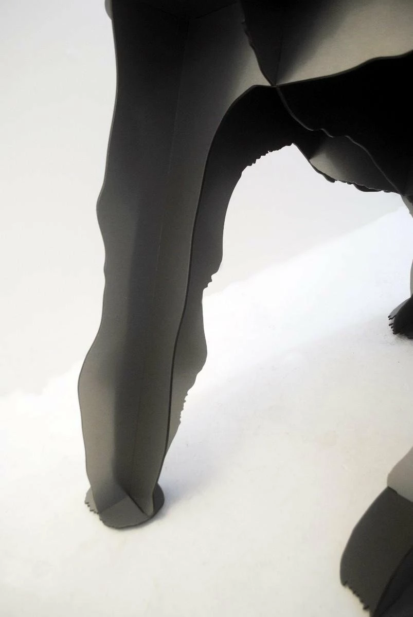 French Laminate & Steel Bookshelf Iron Joe Grey From Ibride, 2009 7 French Laminate & Steel Bookshelf Iron Joe Grey From Ibride, 2009 - Image 5