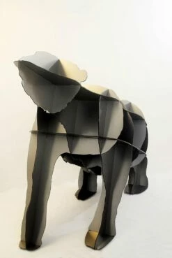 French Laminate & Steel Bookshelf Iron Joe Grey From Ibride, 2009 14 French Laminate & Steel Bookshelf Iron Joe Grey From Ibride, 2009 -PAMONO Sales french laminate steel bookshelf iron joe grey from ibride 2009 6