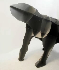 French Laminate & Steel Bookshelf Iron Joe Grey From Ibride, 2009 15 French Laminate & Steel Bookshelf Iron Joe Grey From Ibride, 2009 -PAMONO Sales french laminate steel bookshelf iron joe grey from ibride 2009 7