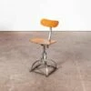 French Metal Swivel Desk Chair From Bienaise, 1950s -PAMONO Sales french metal swivel desk chair from bienaise 1950s 1