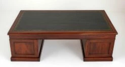 Georgian Mahogany Partners Desk, 1860s -PAMONO Sales georgian mahogany partners desk 1860s 4
