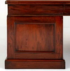 Georgian Mahogany Partners Desk, 1860s -PAMONO Sales georgian mahogany partners desk 1860s 8