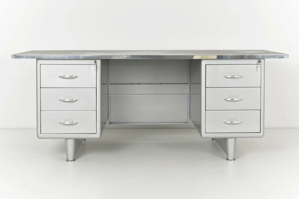 German Boss Desk From Mauser, 1955 3 German Boss Desk From Mauser, 1955