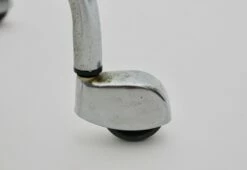 German Chrome Plated Brown Swivel Chair, 1950s -PAMONO Sales german chrome plated brown swivel chair 1950s 8