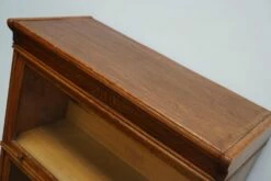 German Oak Bookcase With Folding Doors In Style Of Globe Wernicke, 1900s -PAMONO Sales german oak bookcase with folding doors in style of globe wernicke 1900s 8