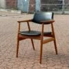 GM11 Teak Desk Armchair From Glostrup, 1960s -PAMONO Sales gm11 teak desk armchair from glostrup 1960s 1