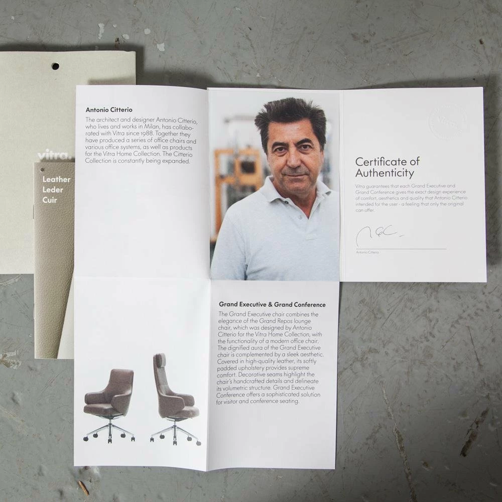 Grand Executive Chair Attributed To Antonio Citterio For Vitra 12 Grand Executive Chair Attributed To Antonio Citterio For Vitra - Image 10