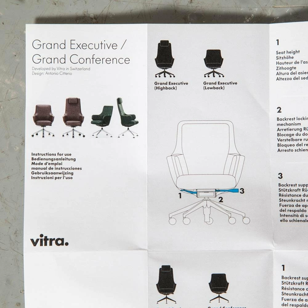 Grand Executive Chair Attributed To Antonio Citterio For Vitra 13 Grand Executive Chair Attributed To Antonio Citterio For Vitra - Image 11