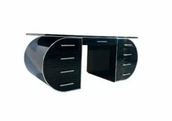 High Gloss Black Design Desk