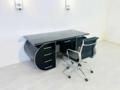 High Gloss Black Design Desk -PAMONO Sales high gloss black design desk 3