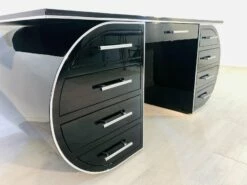 High Gloss Black Design Desk -PAMONO Sales high gloss black design desk 5