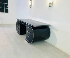 High Gloss Black Design Desk -PAMONO Sales high gloss black design desk 9
