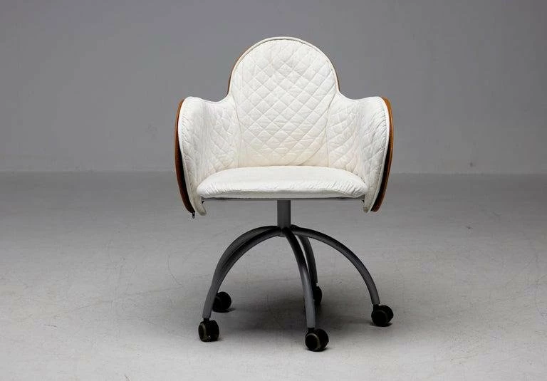 Incisa Chair In Saddle Leather By Vico Magistretti, 1993 7 Incisa Chair In Saddle Leather By Vico Magistretti, 1993 - Image 5