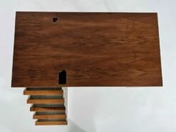 Industrial Style Desk In Metal And Wood, 1950s -PAMONO Sales industrial style desk in metal and wood 1950s 3