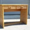 Italian Bamboo & Rattan Rectangular Desk, 1950s -PAMONO Sales italian bamboo rattan rectangular desk 1950s 1