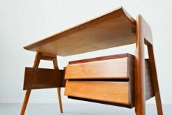 Italian Desk By Vittorio Dassi, 1950s -PAMONO Sales italian desk by vittorio dassi 1950s 4