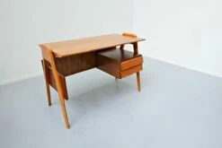 Italian Desk By Vittorio Dassi, 1950s -PAMONO Sales italian desk by vittorio dassi 1950s 8