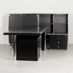 Italian Executive Desk By G. Faleschini For I4 Mariani, 2000s, Set Of 5 -PAMONO Sales italian executive desk by g faleschini for i4 mariani 2000s set of 5 4