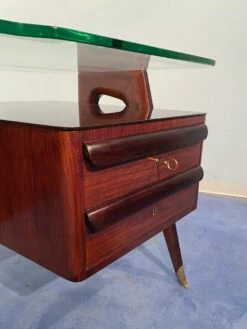 Italian Executive Desk By Vittorio Dassi, 1950s 26 Italian Executive Desk By Vittorio Dassi, 1950s -PAMONO Sales italian executive desk by vittorio dassi 1950s 5