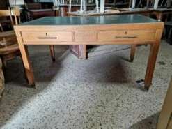 Italian Oak Desk, 1940s