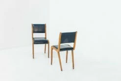 Italian Vintage Blue Fabric Desk Chairs, 1950s, Set Of 2 27 Italian Vintage Blue Fabric Desk Chairs, 1950s, Set Of 2 -PAMONO Sales italian vintage blue fabric desk chairs 1950s set of 2 13