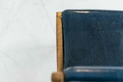 Italian Vintage Blue Fabric Desk Chairs, 1950s, Set Of 2 16 Italian Vintage Blue Fabric Desk Chairs, 1950s, Set Of 2 -PAMONO Sales italian vintage blue fabric desk chairs 1950s set of 2 2