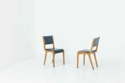 Italian Vintage Blue Fabric Desk Chairs, 1950s, Set Of 2 22 Italian Vintage Blue Fabric Desk Chairs, 1950s, Set Of 2 -PAMONO Sales italian vintage blue fabric desk chairs 1950s set of 2 8