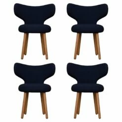 Kvadrat/Hallingdal & Fiord WNG Chairs By Mazo Design, Set Of 4