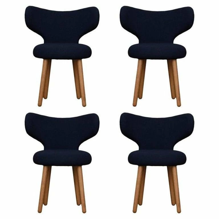 Kvadrat/Hallingdal & Fiord WNG Chairs By Mazo Design, Set Of 4 4 Kvadrat/Hallingdal & Fiord WNG Chairs By Mazo Design, Set Of 4 - Image 2