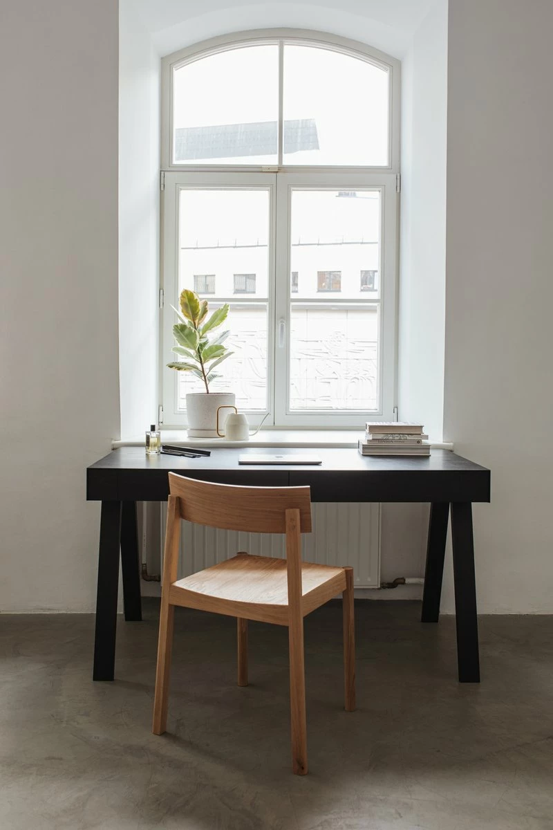 Large Black 4.9 Desk By Marius Valaitis For Emko 4 Large Black 4.9 Desk By Marius Valaitis For Emko - Image 2