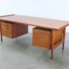 Large Teak Executive Model 207 Desk By Arne Vodder For Sibast, 1950s -PAMONO Sales large teak executive model 207 desk by arne vodder for sibast 1950s 1