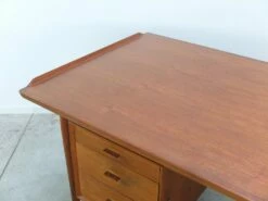 Large Teak Executive Model 207 Desk By Arne Vodder For Sibast, 1950s -PAMONO Sales large teak executive model 207 desk by arne vodder for sibast 1950s 10