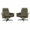 Leather Swivel Armchairs From Up Zavody, 1970s, Set Of 2 -PAMONO Sales leather swivel armchairs from up zavody 1970s set of 2 1