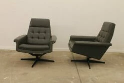 Leather Swivel Armchairs From Up Zavody, 1970s, Set Of 2 -PAMONO Sales leather swivel armchairs from up zavody 1970s set of 2 11