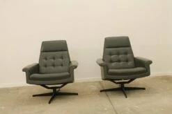 Leather Swivel Armchairs From Up Zavody, 1970s, Set Of 2 -PAMONO Sales leather swivel armchairs from up zavody 1970s set of 2 13