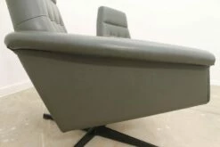 Leather Swivel Armchairs From Up Zavody, 1970s, Set Of 2 -PAMONO Sales leather swivel armchairs from up zavody 1970s set of 2 19