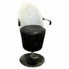 Leather Swivel Hairdressing Salon Chair, 1980s -PAMONO Sales leather swivel hairdressing salon chair 1980s 1