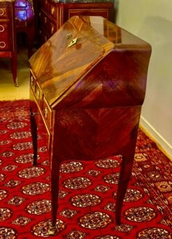 Louis Xv Happiness Of The Day Desk In Violet Wood, 1750 -PAMONO Sales louis xv happiness of the day desk in violet wood 1750 3