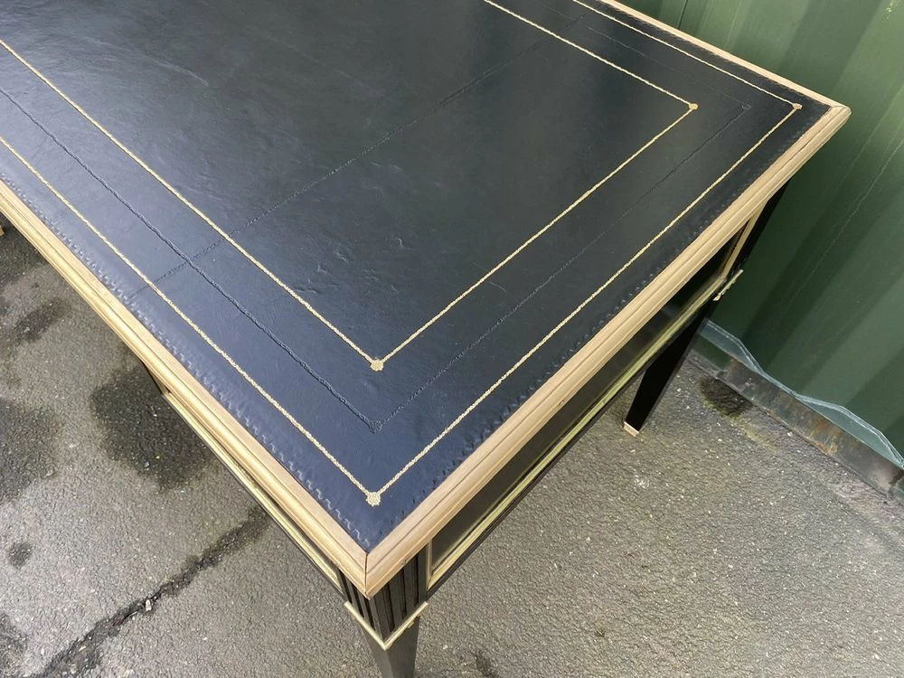 Louis XVI French Ebonised Writing Desk, 1925 18 Louis XVI French Ebonised Writing Desk, 1925 - Image 16