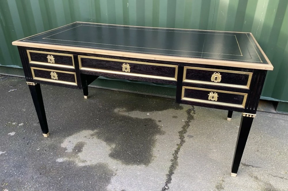 Louis XVI French Ebonised Writing Desk, 1925 20 Louis XVI French Ebonised Writing Desk, 1925 - Image 18