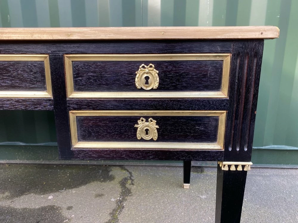 Louis XVI French Ebonised Writing Desk, 1925 22 Louis XVI French Ebonised Writing Desk, 1925 - Image 20