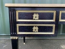 Louis XVI French Ebonised Writing Desk, 1925 27 Louis XVI French Ebonised Writing Desk, 1925 -PAMONO Sales louis xvi french ebonised writing desk 1925 6