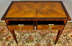 Louis XVI Rosewood And Amaranth Marquetry Writing Desk, 1890s -PAMONO Sales louis xvi rosewood and amaranth marquetry writing desk 1890s 7