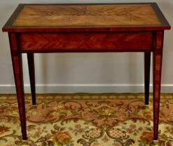 Louis XVI Rosewood And Amaranth Marquetry Writing Desk, 1890s -PAMONO Sales louis xvi rosewood and amaranth marquetry writing desk 1890s 8