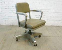 Mid-Century American Industrial Steno Desk Chair By Craig McDowell, 1960s