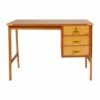 Mid-Century Beech & Maple Desk In Carlo De Carli Style -PAMONO Sales mid century beech maple desk in carlo de carli style 1