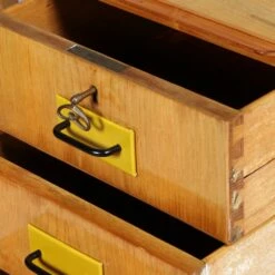 Mid-Century Beech & Maple Desk In Carlo De Carli Style -PAMONO Sales mid century beech maple desk in carlo de carli style 5