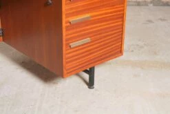 Mid-Century British Teak Executive Writing Desk, 1960s -PAMONO Sales mid century british teak executive writing desk 1960s 4