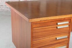 Mid-Century British Teak Executive Writing Desk, 1960s -PAMONO Sales mid century british teak executive writing desk 1960s 5