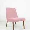 Mid-Century Chair With Pink Upholstery, 1960s -PAMONO Sales mid century chair with pink upholstery 1960s 1